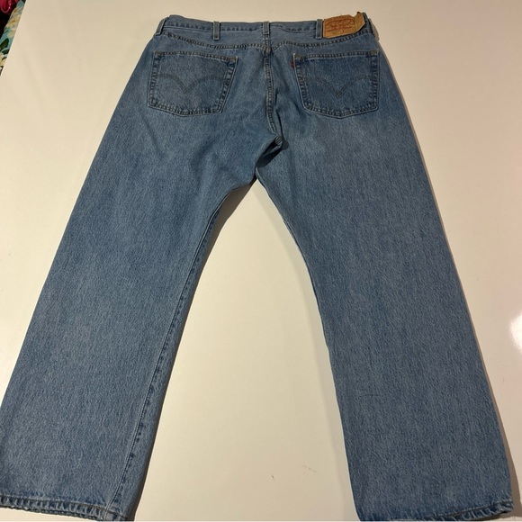 Levi’s 501 Blue Jeans Men’s 40 Cotton Outdoors Button Fly Y2K Retro Tear Off Tag - Picture 6 of 14